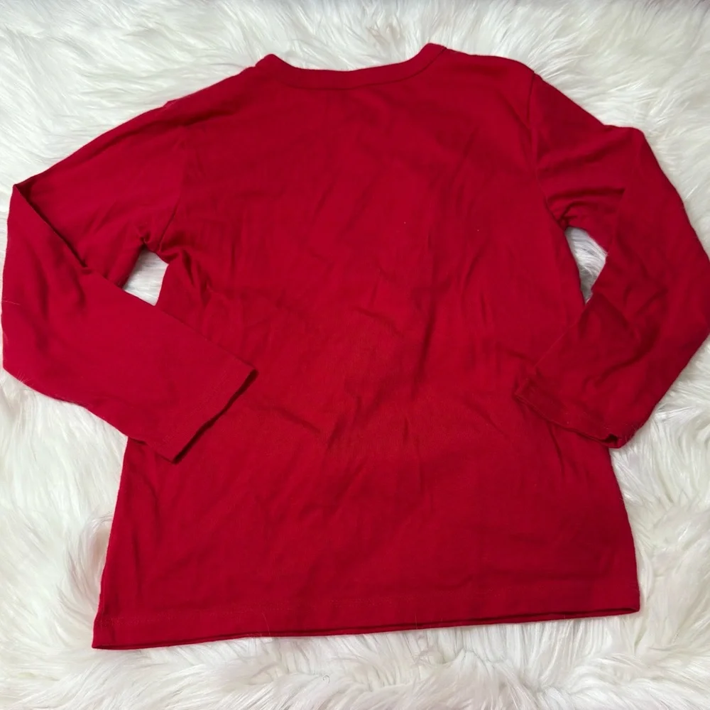 The Children’s Place Youth Boy Size Small (5/6) Long Sleeve Holiday Shirt